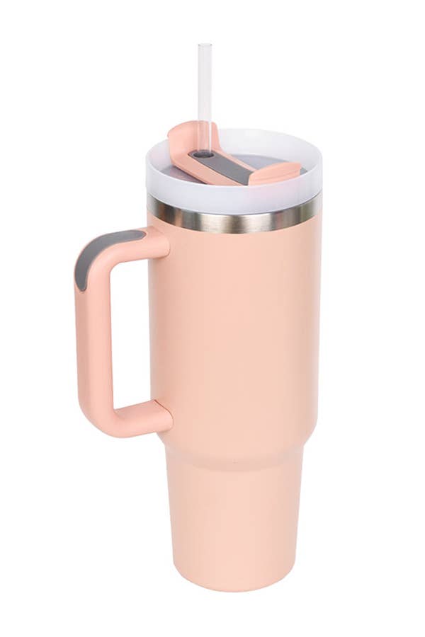 40oz STAINLESS STEEL TUMBLER SOLID: Beige