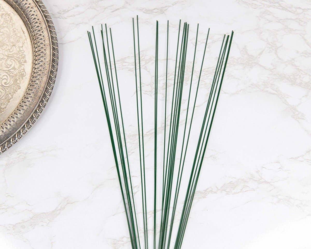 Green Floral Wire: 50 Pack