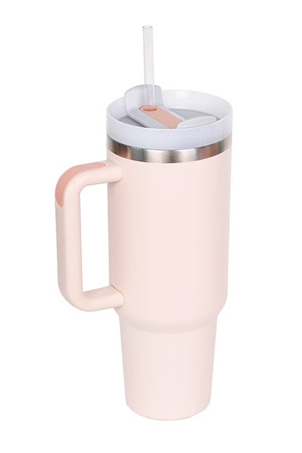 40oz STAINLESS STEEL TUMBLER SOLID: Light Grey