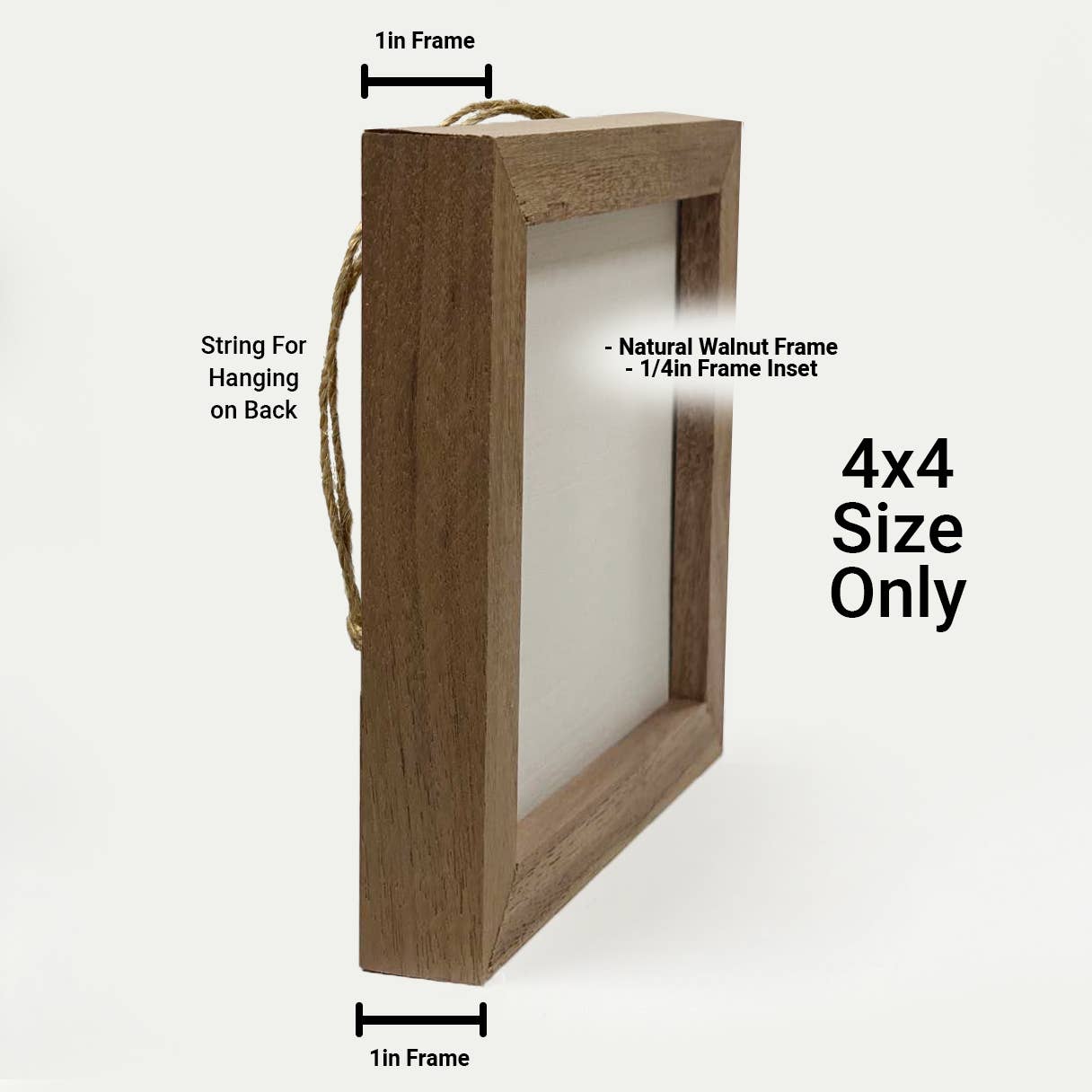 Personalized City State Zip Home Is Where White: 4 x 4 x 1