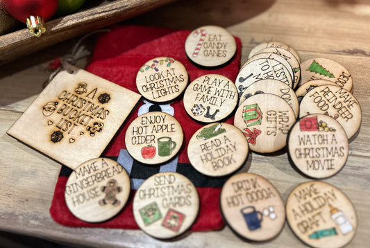 Christmas Bucket List Tokens