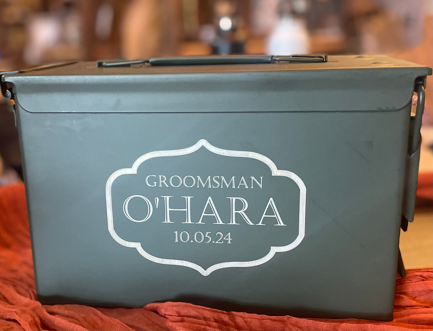 Personalized 50 Cal Ammo Can