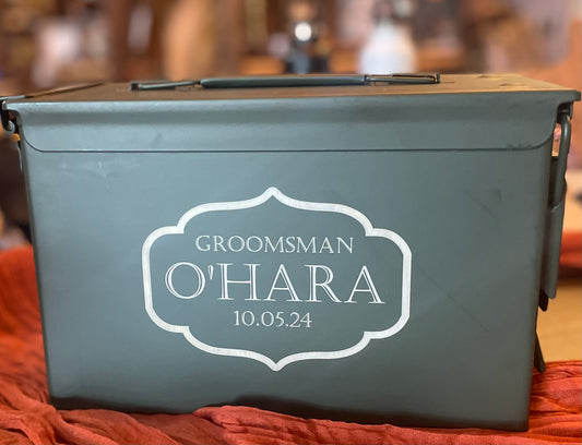 Personalized 50 Cal Ammo Can
