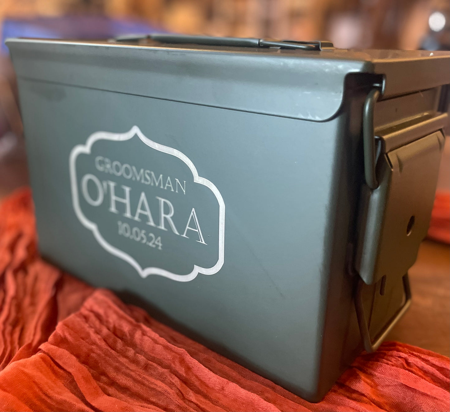 Personalized 50 Cal Ammo Can