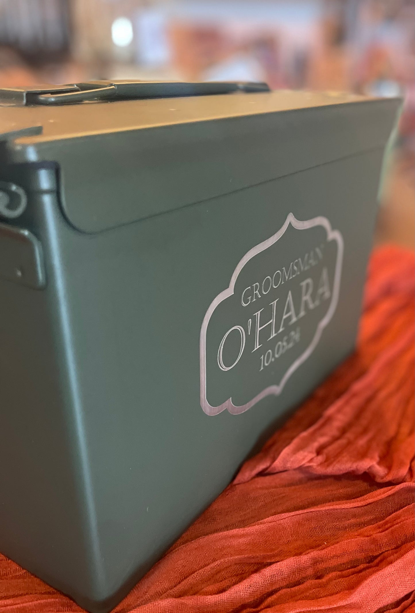 Personalized 50 Cal Ammo Can