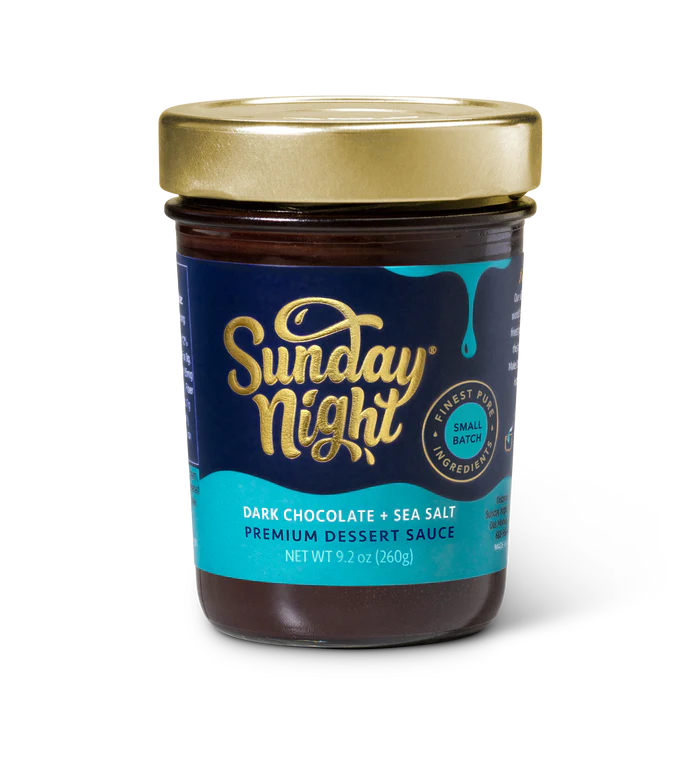 GIFT-WRAPPED JAR DARK CHOCOLATE + SEA SALT