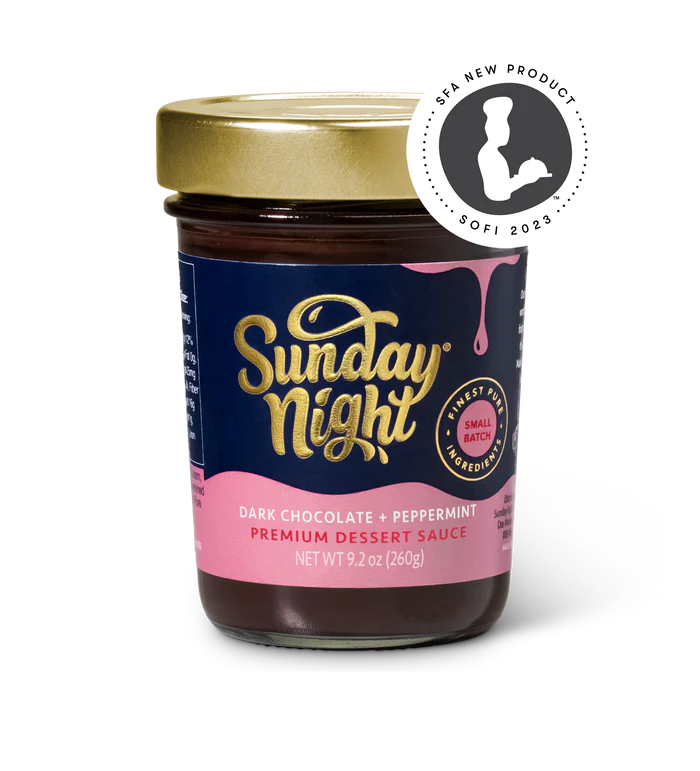 GIFT-WRAPPED DARK CHOCOLATE + PEPPERMINT