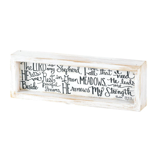 Tabletop Psalms 23 Plaque