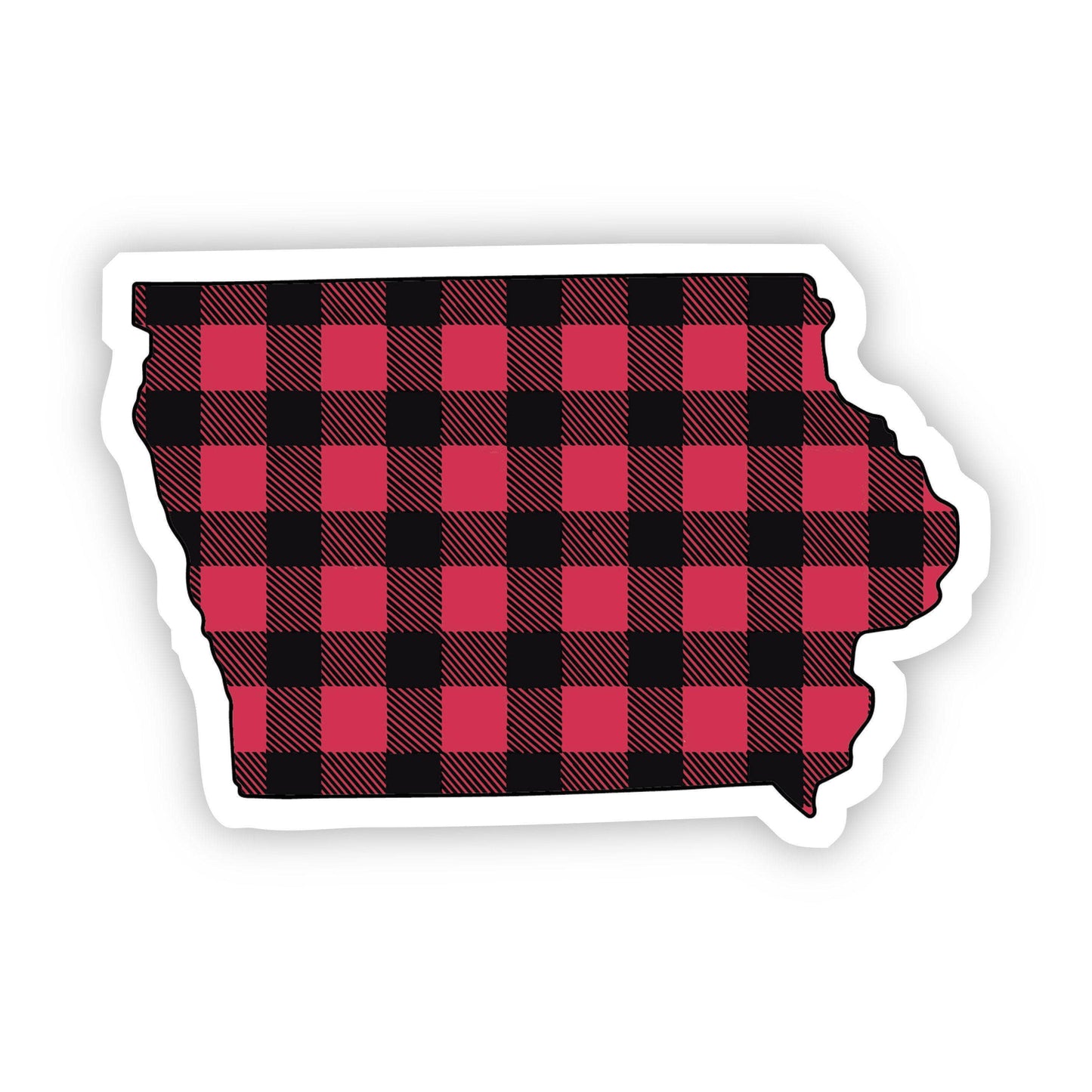 Iowa Flannel Sticker