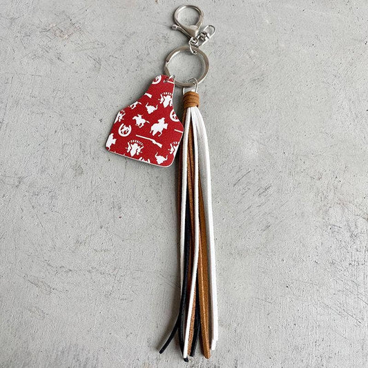 Western Style Keychain Leather Key Chain