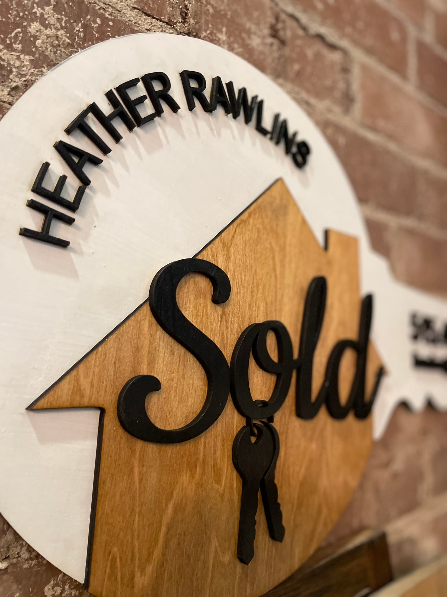 Realtor Sold Key Sign