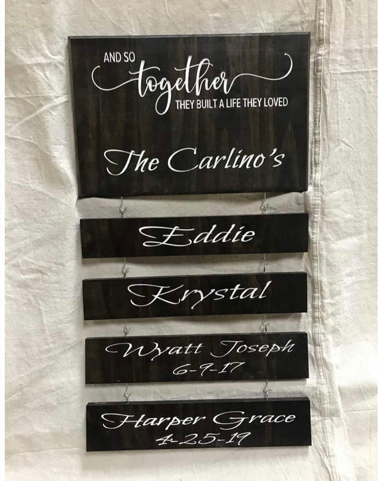 Family Name Sign