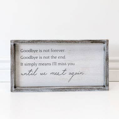 15x8x1.5 frmd sign (MT AGN) wh/bk