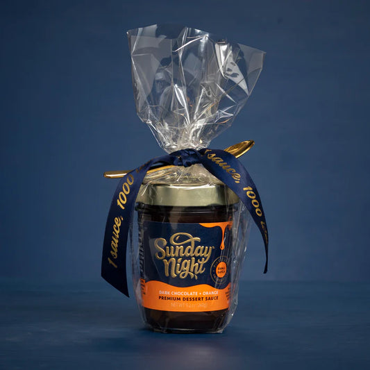 GIFT-WRAPPED DARK CHOCOLATE + ORANGE