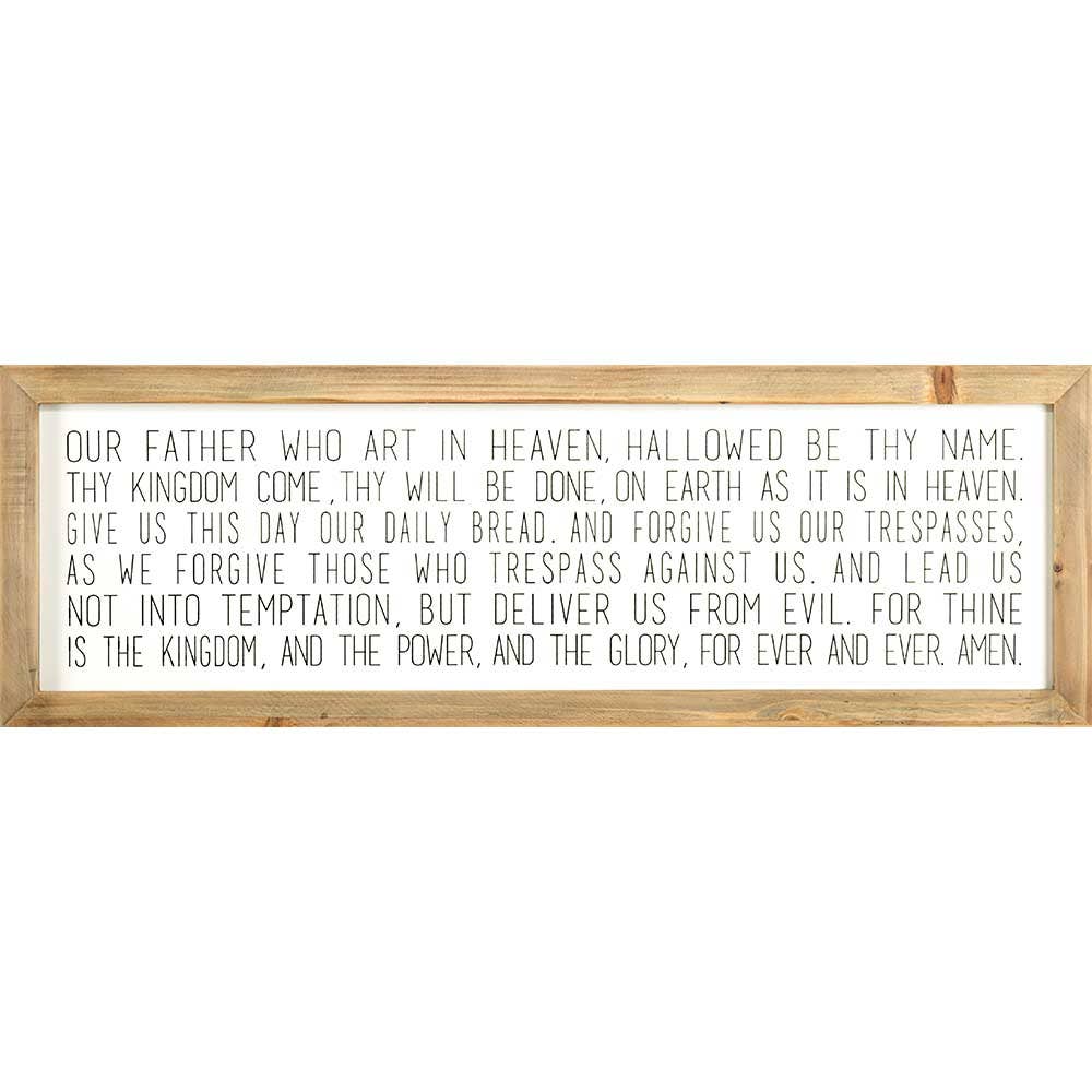 The Lord's Prayer Wall Plaque