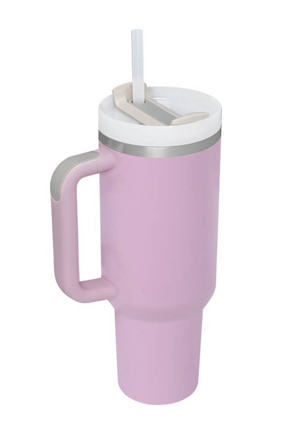 40oz STAINLESS STEEL TUMBLER SOLID: Lavender