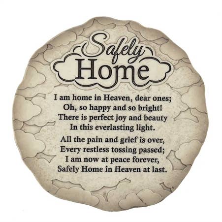 Safely Home garden stone