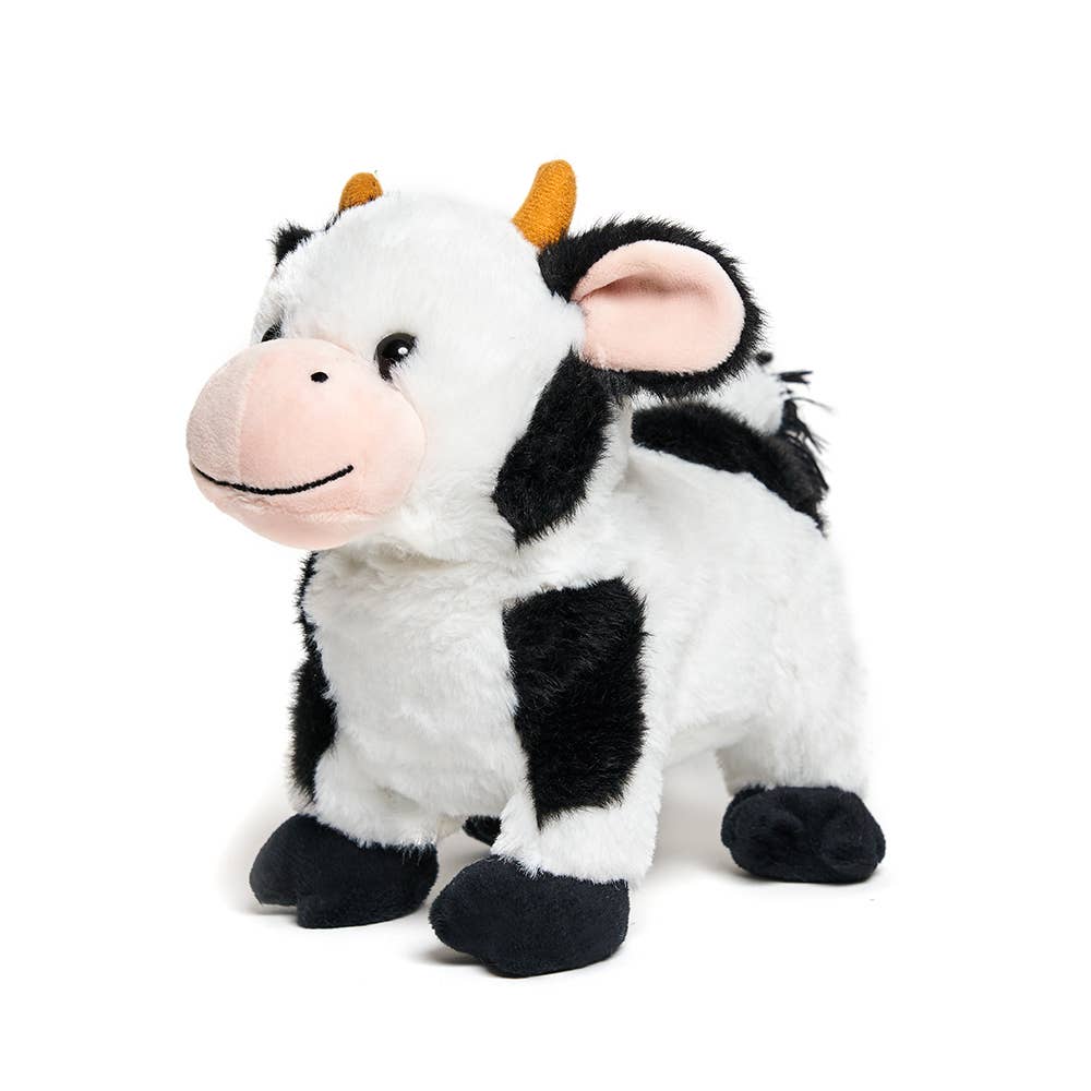 Barnyard Buddies - Cow (Soft Singing Walking Kid Plush Toy)