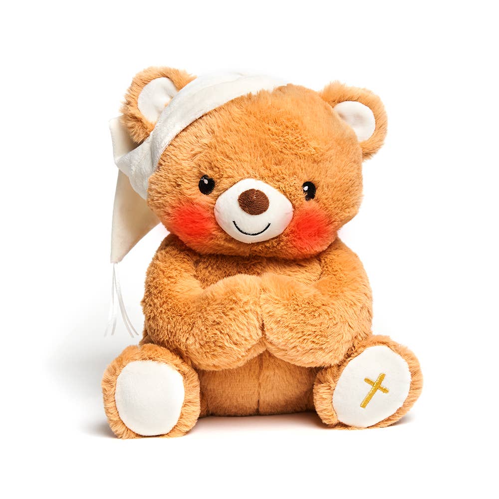 Paws for Prayer Bear (Religious Soft Kids Plush Toy)