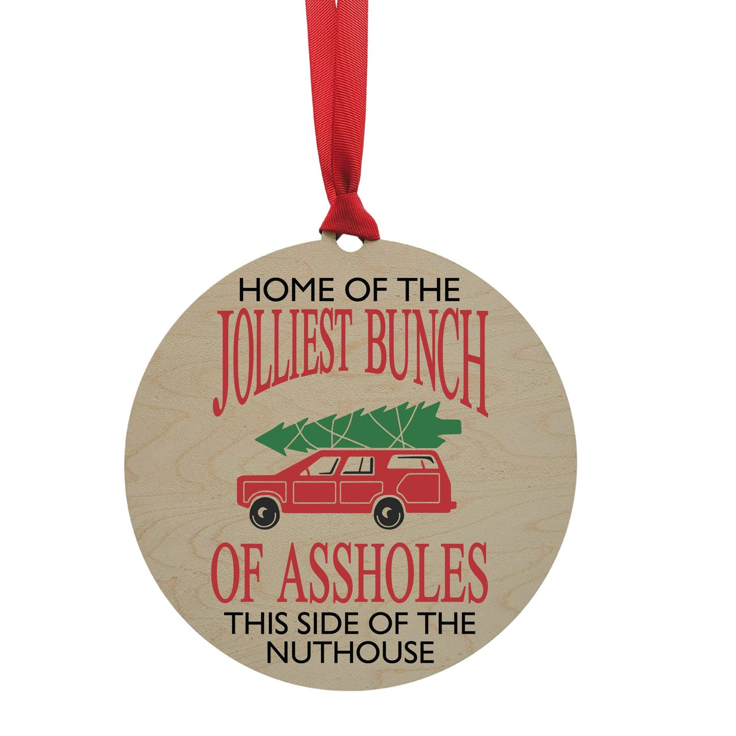 Home Of The Jolliest Wreath Ornaments Or Mantle Ornament